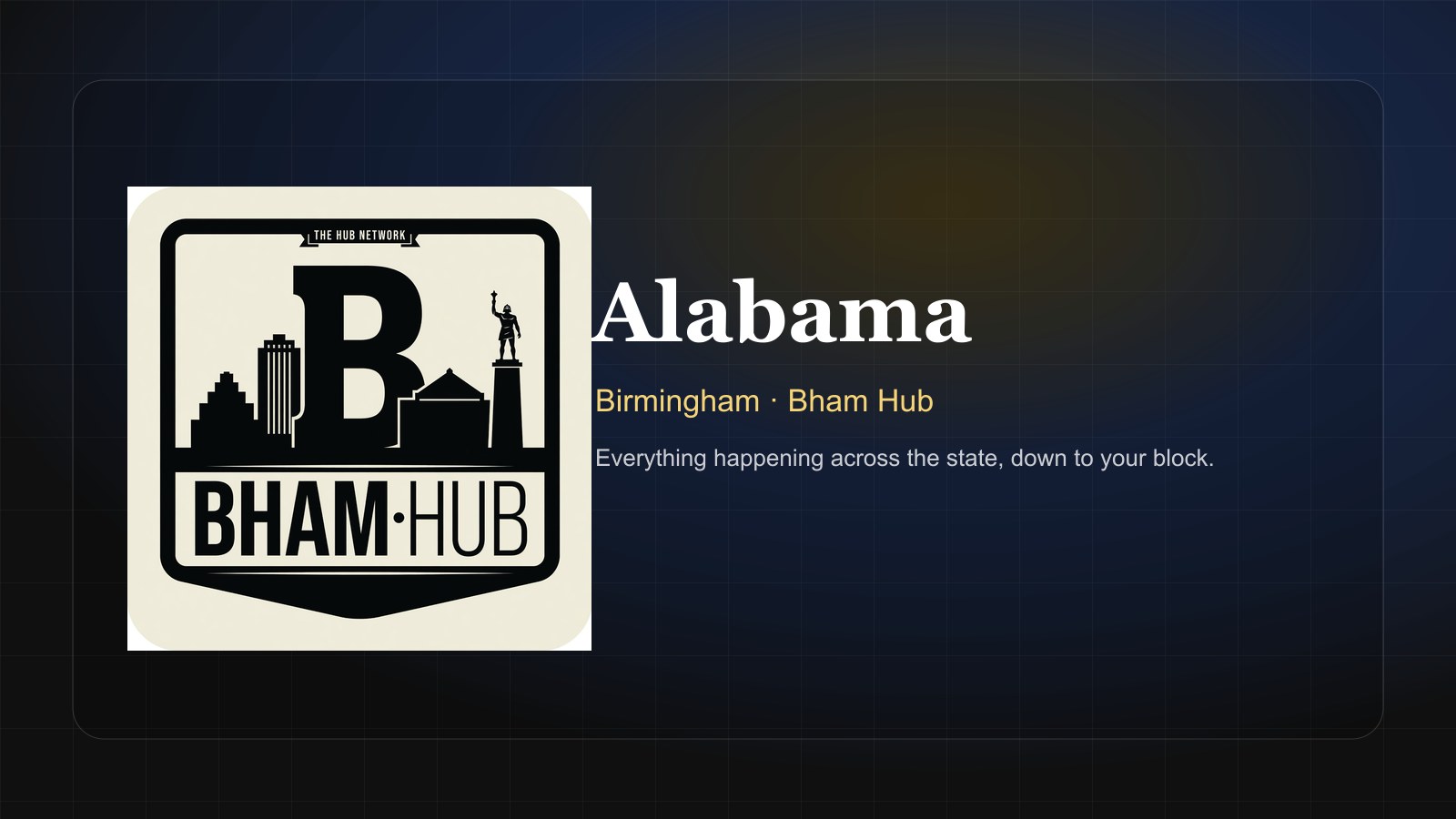 Vintage map of Alabama with a dart landing on Birmingham